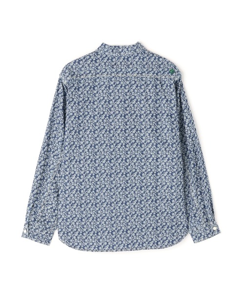 AVIREX(アヴィレックス)の「FLORAL PATTERN DENIM WORK L/S SHIRT / フラワーパターン デニムワークシャツ / AVIREX / アヴィレックス(シャツ/ブラウス・メンズ・ライトインディゴブルー/インディゴブルー・X-LARGE/XX-LARGE/MEDIUM/LARGE)」の7枚目の写真