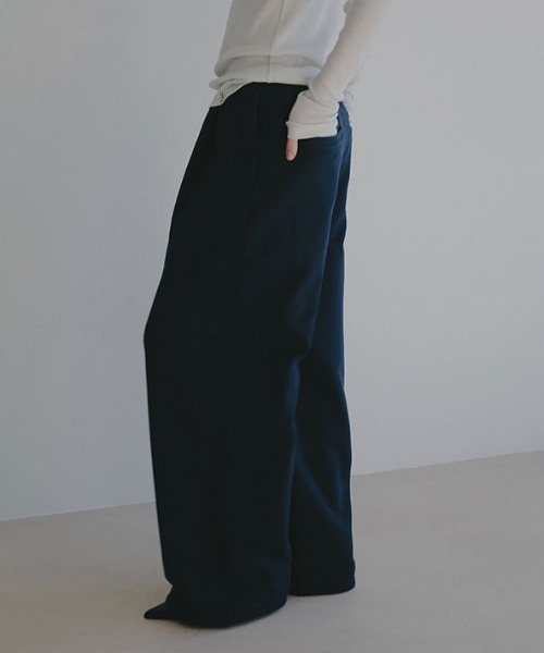 ETRE TOKYO(エトレトウキョウ)の「クリーンスウェットパンツ(スウェットパンツ・レディース・ネイビー/ホワイト・S/M)」の5枚目の写真