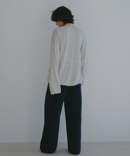 ETRE TOKYO(エトレトウキョウ)の「クリーンスウェットパンツ(スウェットパンツ・レディース・ネイビー/ホワイト・S/M)」の9枚目の写真
