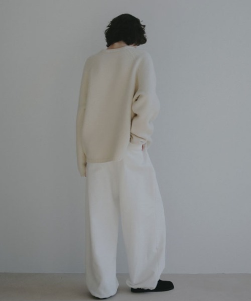 ETRE TOKYO(エトレトウキョウ)の「クリーンスウェットパンツ(スウェットパンツ・レディース・ネイビー/ホワイト・S/M)」の14枚目の写真