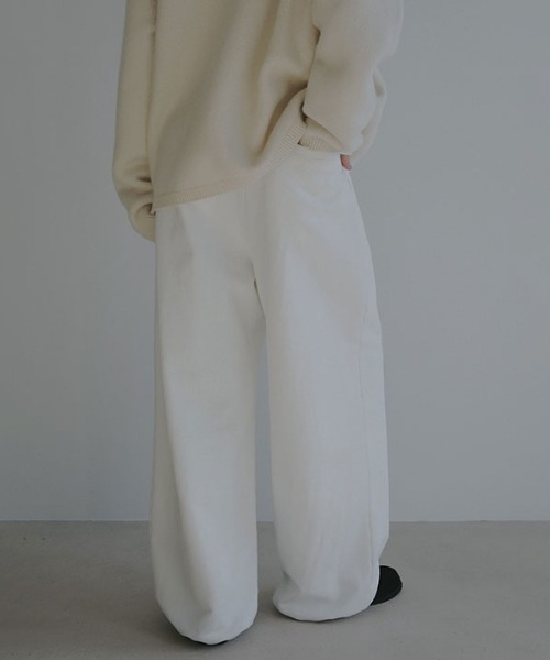ETRE TOKYO(エトレトウキョウ)の「クリーンスウェットパンツ(スウェットパンツ・レディース・ネイビー/ホワイト・S/M)」の15枚目の写真