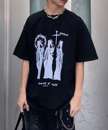 lilful（リルフル）の「ヴィンテージライククロスグラフィックTシャツ（Tシャツ/カットソー・メンズ）」