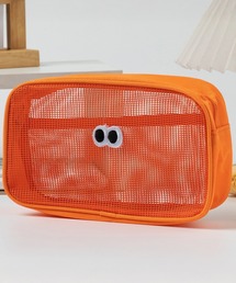 THE MILES（ザ マイルズ）の「"01"≪2サイズ展開≫コミックアイ メッシュ スクエア マルチポーチ(ワッペン)（ポーチ）」