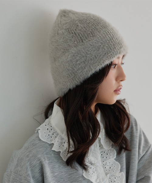 シャギーニット帽（ニットキャップ/ビーニー）｜KOBE LETTUCE