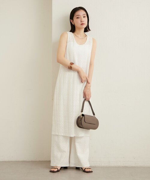 Omekashi（オメカシ）の「レースタンクワンピース（ワンピース・レディース・ブラック/オフホワイト/ブルー系その他・FREE）」の17枚目の写真