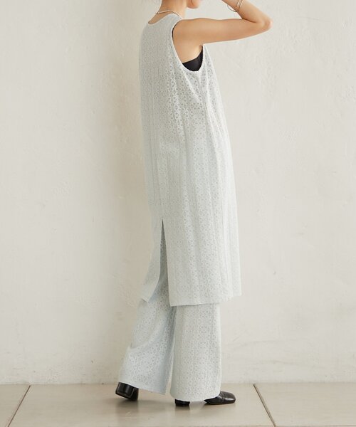 Omekashi（オメカシ）の「レースタンクワンピース（ワンピース・レディース・ブラック/オフホワイト/ブルー系その他・FREE）」の13枚目の写真