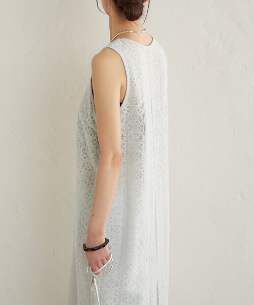Omekashi（オメカシ）の「レースタンクワンピース（ワンピース・レディース・ブラック/オフホワイト/ブルー系その他・FREE）」の15枚目の写真