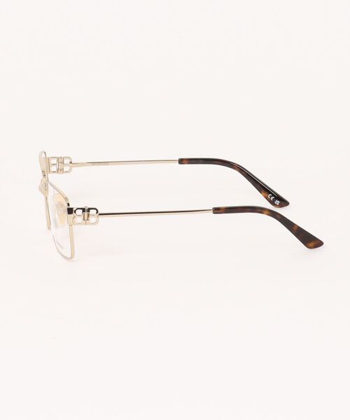 BALENCIAGA(バレンシアガ)の「【BALENCIAGA/バレンシアガ】スクエア メガネ BB0340O 003(メガネ・レディース・ゴールド・FREE)」の2枚目の写真