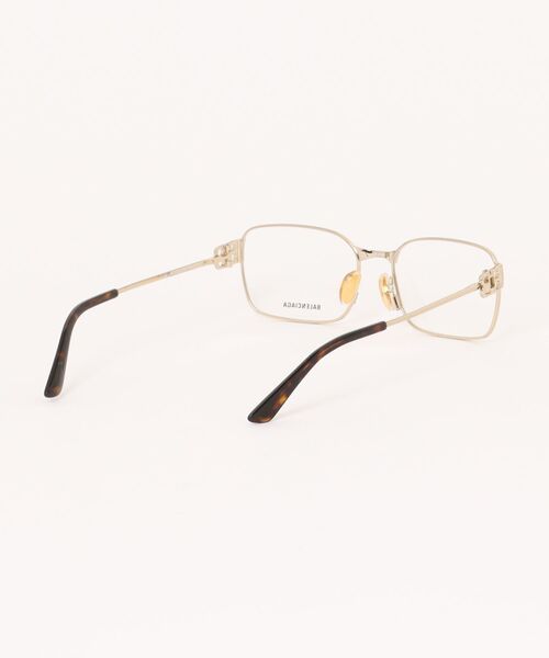 BALENCIAGA(バレンシアガ)の「【BALENCIAGA/バレンシアガ】スクエア メガネ BB0340O 003(メガネ・レディース・ゴールド・FREE)」の3枚目の写真