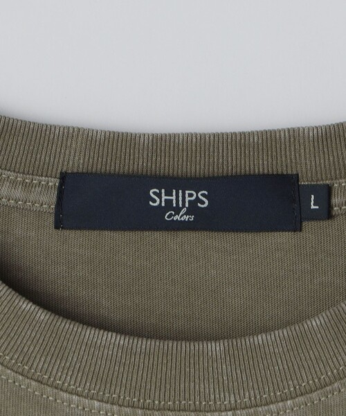 SHIPS Colors(シップス カラーズ)の「SHIPS Colors:フェードカラー クルーネック ロンT◇(Tシャツ/カットソー・メンズ・ブルー/ブラック/オリーブ・MEDIUM/LARGE/X-LARGE)」の4枚目の写真