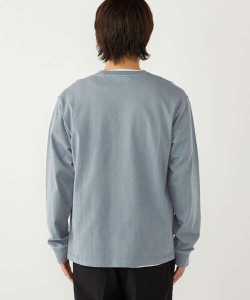 SHIPS Colors(シップス カラーズ)の「SHIPS Colors:フェードカラー クルーネック ロンT◇(Tシャツ/カットソー・メンズ・ブルー/ブラック/オリーブ・MEDIUM/LARGE/X-LARGE)」の10枚目の写真