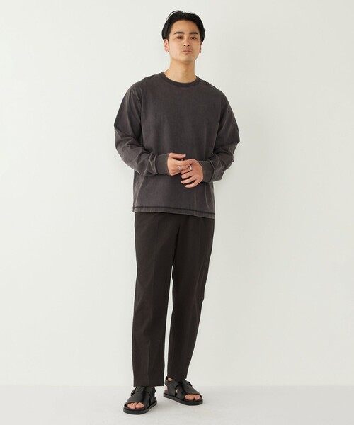 SHIPS Colors(シップス カラーズ)の「SHIPS Colors:フェードカラー クルーネック ロンT◇(Tシャツ/カットソー・メンズ・ブルー/ブラック/オリーブ・MEDIUM/LARGE/X-LARGE)」の11枚目の写真