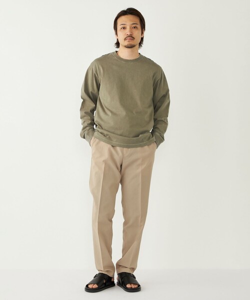 SHIPS Colors(シップス カラーズ)の「SHIPS Colors:フェードカラー クルーネック ロンT◇(Tシャツ/カットソー・メンズ・ブルー/ブラック/オリーブ・MEDIUM/LARGE/X-LARGE)」の12枚目の写真