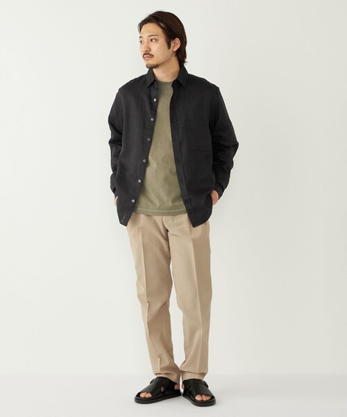SHIPS Colors(シップス カラーズ)の「SHIPS Colors:フェードカラー クルーネック ロンT◇(Tシャツ/カットソー・メンズ・ブルー/ブラック/オリーブ・MEDIUM/LARGE/X-LARGE)」の13枚目の写真