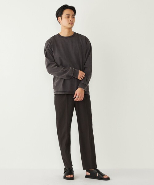 SHIPS Colors(シップス カラーズ)の「SHIPS Colors:フェードカラー クルーネック ロンT◇(Tシャツ/カットソー・メンズ・ブルー/ブラック/オリーブ・MEDIUM/LARGE/X-LARGE)」の18枚目の写真