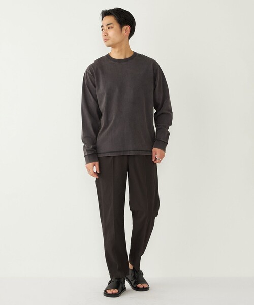 SHIPS Colors(シップス カラーズ)の「SHIPS Colors:フェードカラー クルーネック ロンT◇(Tシャツ/カットソー・メンズ・ブルー/ブラック/オリーブ・MEDIUM/LARGE/X-LARGE)」の19枚目の写真