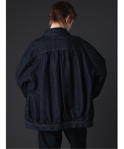 ELCHELE（エルチェレ）の「UNIVERSAL E07 DENIM JKT（デニムジャケット・レディース・ブルー/インディゴブルー・FREE）」の12枚目の写真