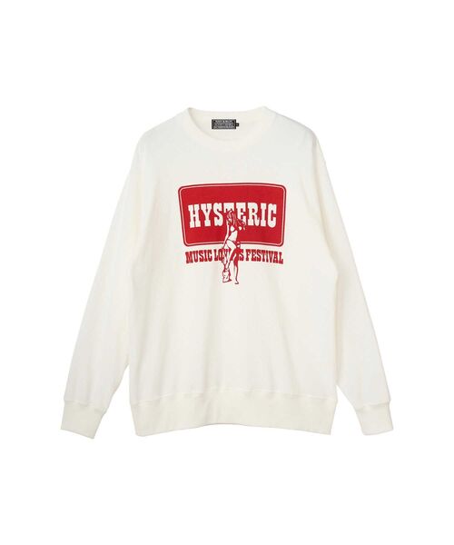 HYSTERIC GLAMOUR(ヒステリックグラマー)の「MUSIC LOVERS FESTIVAL Tシャツ(Tシャツ/カットソー・メンズ・ブラック/ホワイト/ピンク・SMALL/MEDIUM/LARGE/X-LARGE)」の1枚目の写真