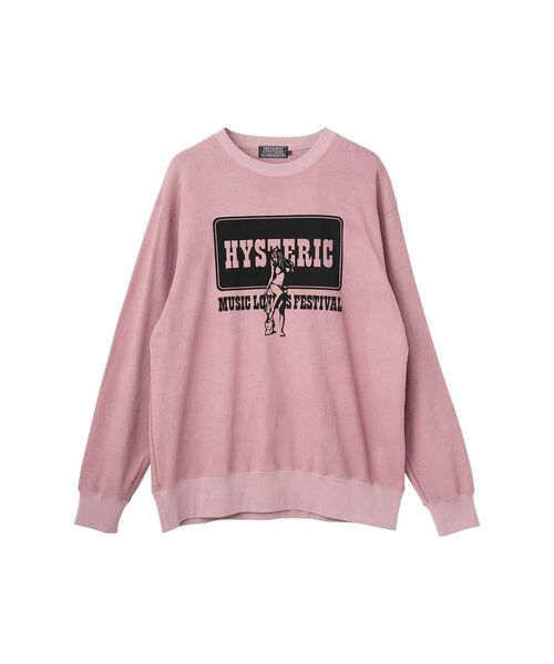 HYSTERIC GLAMOUR(ヒステリックグラマー)の「MUSIC LOVERS FESTIVAL Tシャツ(Tシャツ/カットソー・メンズ・ブラック/ホワイト/ピンク・SMALL/MEDIUM/LARGE/X-LARGE)」の3枚目の写真