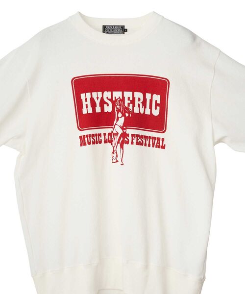 HYSTERIC GLAMOUR(ヒステリックグラマー)の「MUSIC LOVERS FESTIVAL Tシャツ(Tシャツ/カットソー・メンズ・ブラック/ホワイト/ピンク・SMALL/MEDIUM/LARGE/X-LARGE)」の9枚目の写真