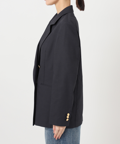 Spick & Span（スピックアンドスパン）の「サマークロスダブルジャケット（テーラードジャケット・レディース・ネイビー/ベージュ・38/36）」の17枚目の写真