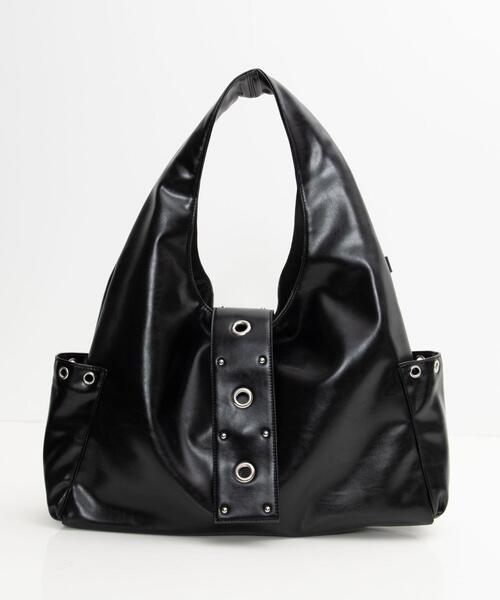 WEGO（ウィゴー）の「WEGO/ハトメデザインワンハンドルトート（トートバッグ・レディース・ベージュ/ブラウン/ブラック・FREE）」の13枚目の写真