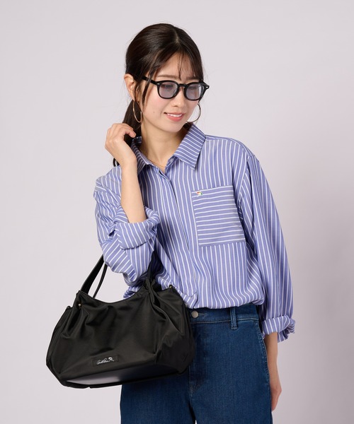 Arnold Palmer（アーノルドパーマー）の「イージーケア アソート ストライプシャツ（シャツ/ブラウス・レディース・ブルー系1/ブルー系2/ブルー系3・S/L/M）」の2枚目の写真