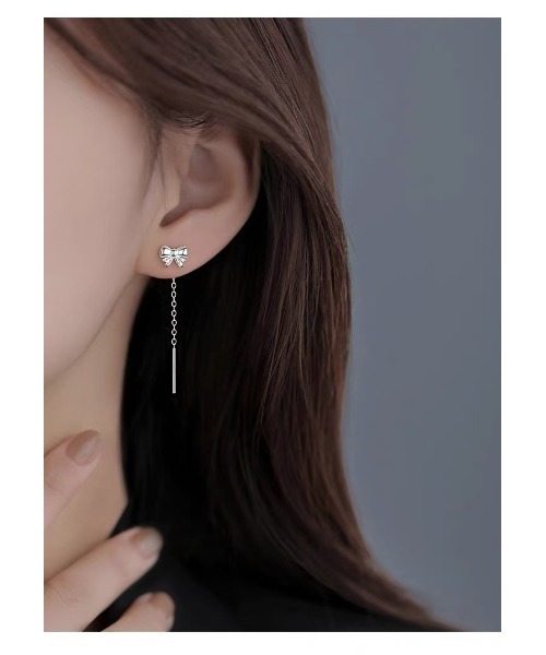 Sakka(サッカ)の「チェーンピアス【金属アレルギー対応】(ピアス(両耳用)・レディース・シルバー系1/シルバー系6/シルバー系7/シルバー系8/シルバー系9/シルバー系2/シルバー系4/シルバー系3/シルバー系5・FREE)」の9枚目の写真