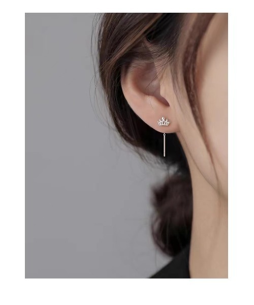 Sakka(サッカ)の「チェーンピアス【金属アレルギー対応】(ピアス(両耳用)・レディース・シルバー系1/シルバー系6/シルバー系7/シルバー系8/シルバー系9/シルバー系2/シルバー系4/シルバー系3/シルバー系5・FREE)」の22枚目の写真
