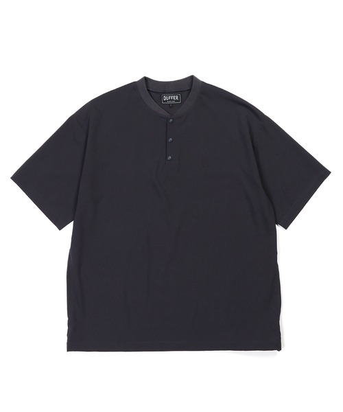 The DUFFER of ST.GEORGE(ザダファーオブセントジョージ)の「〔BLACK LABEL〕4WAY STRETCH S/S TOPS:セットアップ対応 ストレッチ 半袖トップス(Tシャツ/カットソー・メンズ・チャコールグレー/ブラック・MEDIUM/LARGE)」の13枚目の写真