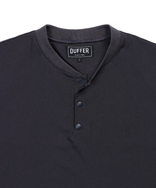 The DUFFER of ST.GEORGE(ザダファーオブセントジョージ)の「〔BLACK LABEL〕4WAY STRETCH S/S TOPS:セットアップ対応 ストレッチ 半袖トップス(Tシャツ/カットソー・メンズ・チャコールグレー/ブラック・MEDIUM/LARGE)」の15枚目の写真