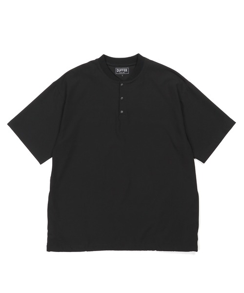 The DUFFER of ST.GEORGE(ザダファーオブセントジョージ)の「〔BLACK LABEL〕4WAY STRETCH S/S TOPS:セットアップ対応 ストレッチ 半袖トップス(Tシャツ/カットソー・メンズ・チャコールグレー/ブラック・MEDIUM/LARGE)」の12枚目の写真
