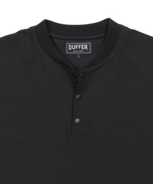 The DUFFER of ST.GEORGE(ザダファーオブセントジョージ)の「〔BLACK LABEL〕4WAY STRETCH S/S TOPS:セットアップ対応 ストレッチ 半袖トップス(Tシャツ/カットソー・メンズ・チャコールグレー/ブラック・MEDIUM/LARGE)」の14枚目の写真