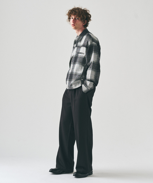 417 EDIFICE(フォーワンセブンエディフィス)の「オンブレチェックジップブルゾン(その他アウター・メンズ・ブラウン/ブラック・LARGE/MEDIUM)」の9枚目の写真