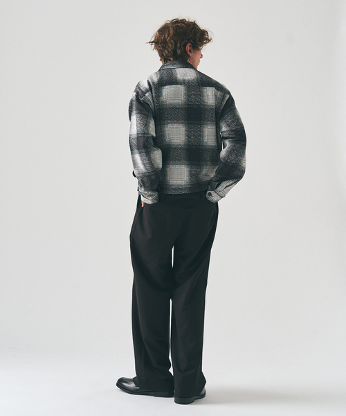 417 EDIFICE(フォーワンセブンエディフィス)の「オンブレチェックジップブルゾン(その他アウター・メンズ・ブラウン/ブラック・LARGE/MEDIUM)」の10枚目の写真