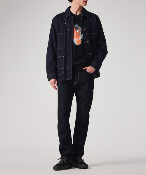 PS Paul Smith(ピーエスポールスミス)の「インディゴ コントラストステッチ ジーンズ / 162101 300Z(デニムパンツ・メンズ・ダークインディゴブルー・XX-LARGE/X-LARGE/LARGE/MEDIUM/SMALL)」の11枚目の写真