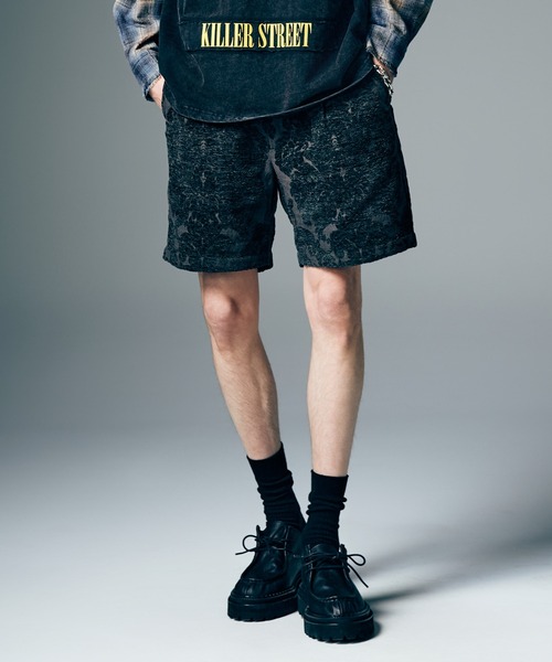 glamb(グラム)の「Gobelin Easy Shorts / ゴブランイージーショーツ(その他パンツ・メンズ・ブラック/ベージュ・S/M/L)」の6枚目の写真