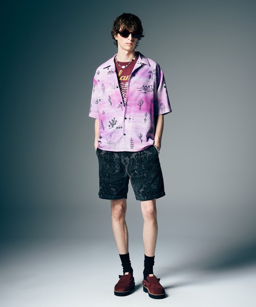 glamb(グラム)の「Gobelin Easy Shorts / ゴブランイージーショーツ(その他パンツ・メンズ・ブラック/ベージュ・S/M/L)」の9枚目の写真