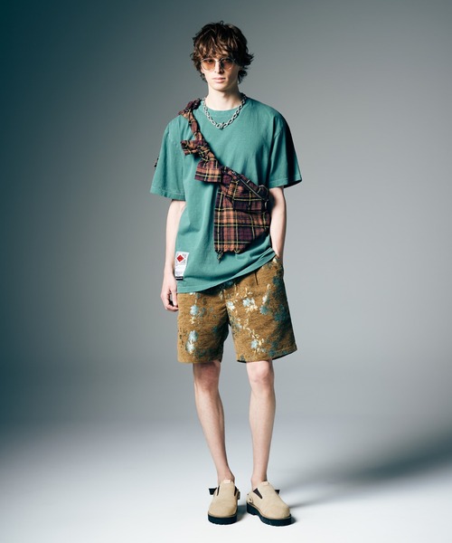 glamb(グラム)の「Gobelin Easy Shorts / ゴブランイージーショーツ(その他パンツ・メンズ・ブラック/ベージュ・S/M/L)」の12枚目の写真