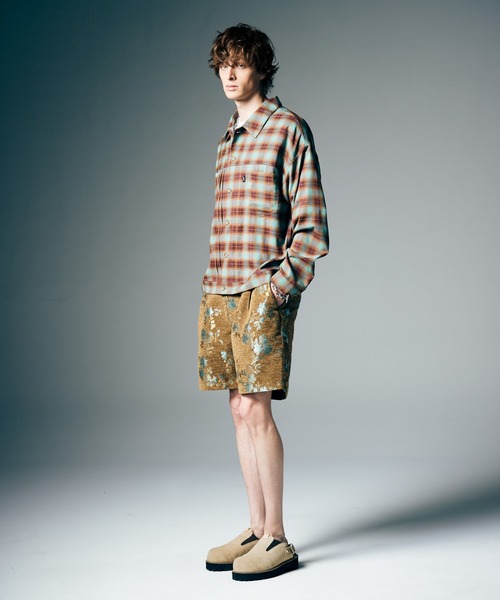 glamb(グラム)の「Gobelin Easy Shorts / ゴブランイージーショーツ(その他パンツ・メンズ・ブラック/ベージュ・S/M/L)」の13枚目の写真