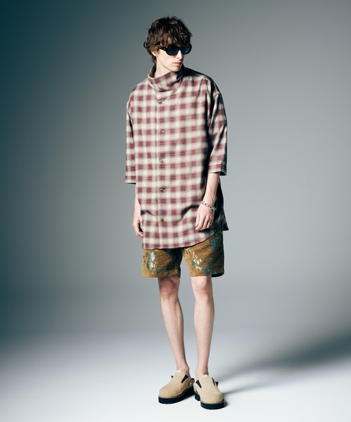 glamb(グラム)の「Gobelin Easy Shorts / ゴブランイージーショーツ(その他パンツ・メンズ・ブラック/ベージュ・S/M/L)」の15枚目の写真