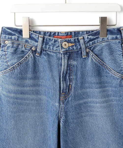 ADAM ET ROPE'(アダムエロペ)の「【NEEDBY for ADAM ET ROPE'】別注 WESTERN MEI(デニムパンツ・レディース・ネイビー/ブルー・24/25/26/23)」の17枚目の写真