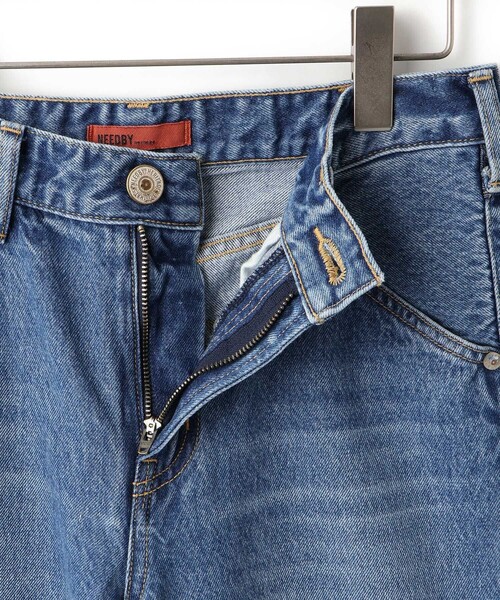 ADAM ET ROPE'(アダムエロペ)の「【NEEDBY for ADAM ET ROPE'】別注 WESTERN MEI(デニムパンツ・レディース・ネイビー/ブルー・24/25/26/23)」の18枚目の写真