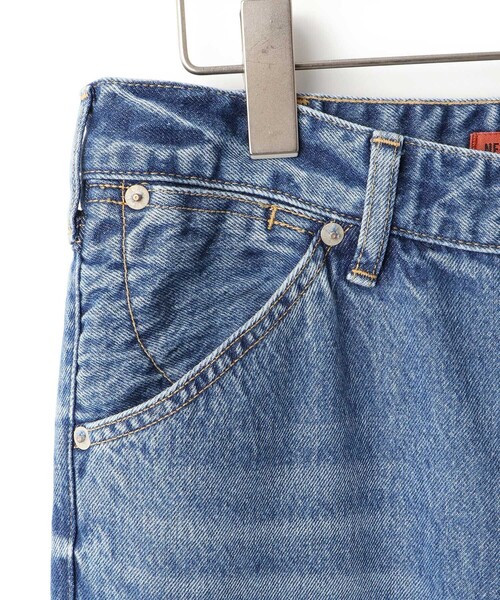 ADAM ET ROPE'(アダムエロペ)の「【NEEDBY for ADAM ET ROPE'】別注 WESTERN MEI(デニムパンツ・レディース・ネイビー/ブルー・24/25/26/23)」の19枚目の写真