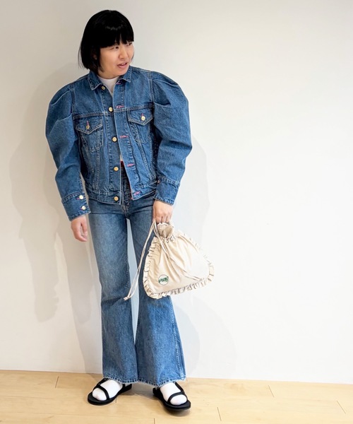 HOLIDAY(ホリデイ)の「RUFFLE POCHETTE (CIRCLE LOGO) ラッフルポシェット (サークルロゴ)(ショルダーバッグ・レディース・ベージュ/レッド/ピンク/ブラック・ONE SIZE)」の9枚目の写真