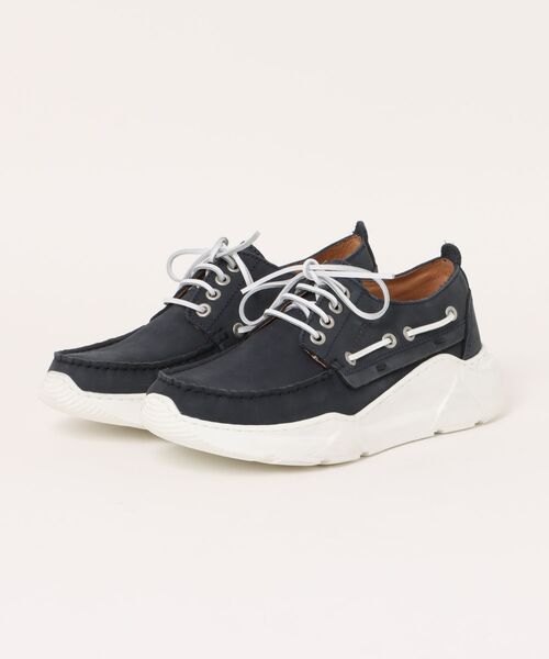 def/focus tokyo（デフフォーカストーキョー）の「STORM/ストーム カジュアルシューズ【6552 REMESSA】（モカシン/デッキシューズ・メンズ・ネイビー/ベージュ/ブラック・41/42/43/44/45）」の3枚目の写真