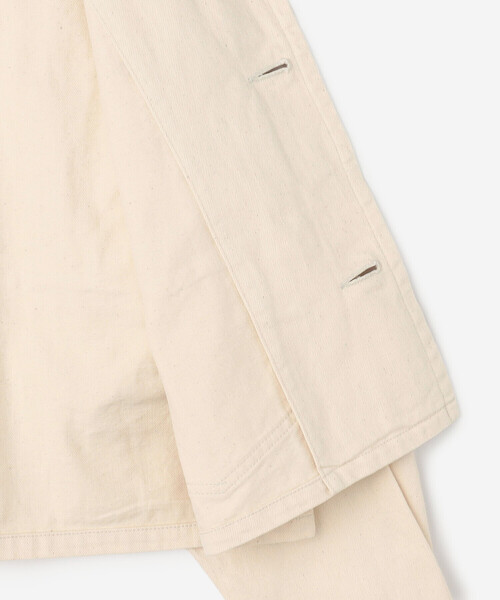DANTON | カツラギコットン ノーカラーショートジャケット WOMEN（ノー