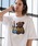 CAMBIO�i�J���r�I�j�́umt10272- �r�b�O�V���G�b�g�v�����g×�h�JT�iRock Bear�j T�V���c(CASD-178)�iT�V���c/�J�b�g�\�[�j�v�b�z���C�g×�C�G���[