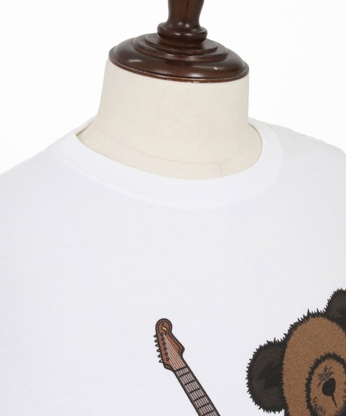 CAMBIO(カンビオ)の「mt10272- ビッグシルエットプリント×刺繍T(Rock Bear) Tシャツ(CASD-178)(Tシャツ/カットソー・メンズ・ホワイト×グリーン/ホワイト×レッド/ホワイト×イエロー・XL/L/M/S)」の17枚目の写真