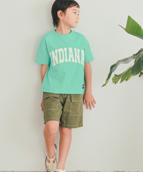 ZERO standerd(ゼロスタンダード)の「ZERO standerd/ゼロスタンダード INDIANA Tシャツ(Tシャツ/カットソー・キッズ・レッド/アイボリー/ブルー・110cm/120cm/130cm/140cm/150cm/160cm/100cm)」の11枚目の写真